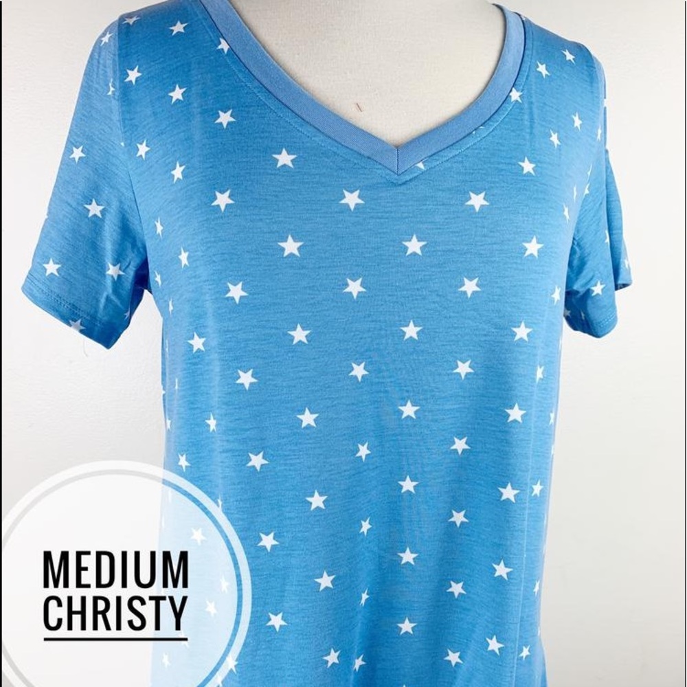 BNWT Lularoe Christy V Neck Tee